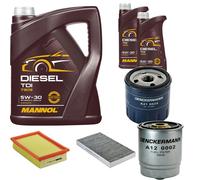 DENCKERMANN Controllo Set MANNOL Diesel TDI 5W-30 7L Per Fiat Marea Weekend