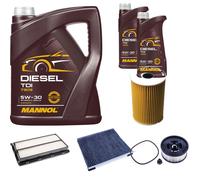 DENCKERMANN Controllo Set MANNOL Diesel TDI 5W-30 7L Per Hyundai Santa Fé IV