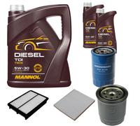 DENCKERMANN Controllo Set MANNOL Diesel TDI 5W-30 7L Per Hyundai Tucson 2.0