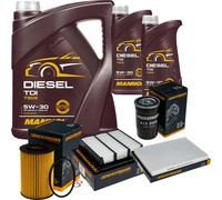 DENCKERMANN Controllo Set MANNOL Diesel TDI 5W-30 7L Per KIA Cee'D SW 2.0