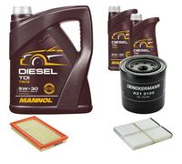 DENCKERMANN Controllo Set MANNOL Diesel TDI 5W-30 7L Per Mazda Premacy 2.0