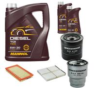 DENCKERMANN Controllo Set MANNOL Diesel TDI 5W-30 7L Per Mazda Premacy 2.0