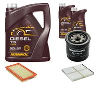 DENCKERMANN Controllo Set MANNOL Diesel TDI 5W-30 7L Per Mazda Premacy 2.0