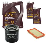 DENCKERMANN Controllo Set MANNOL Diesel TDI 5W-30 7L Per Mazda Premacy 2.0