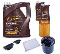 DENCKERMANN Controllo Set MANNOL Diesel TDI 5W-30 7L Per Mercedes-Benz GLE