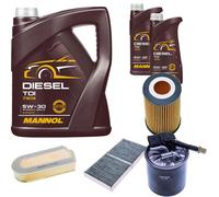 DENCKERMANN Controllo Set MANNOL Diesel TDI 5W-30 7L Per Mercedes-Benz SLK