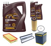 DENCKERMANN Controllo Set MANNOL Diesel TDI 5W-30 7L Per Mercedes E-Klasse
