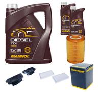 DENCKERMANN Controllo Set MANNOL Diesel TDI 5W-30 7L Per Mercedes M-Klasse