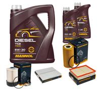 DENCKERMANN Controllo Set MANNOL Diesel TDI 5W-30 7L Per Nissan NP300 Navara