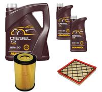 DENCKERMANN Controllo Set MANNOL Diesel TDI 5W-30 7L Per Opel Astra J 1.4