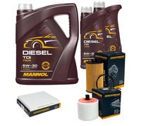 DENCKERMANN Controllo Set MANNOL Diesel TDI 5W-30 7L Per Opel Astra K 1.6