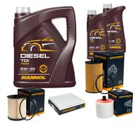 DENCKERMANN Controllo Set MANNOL Diesel TDI 5W-30 7L Per Opel Astra K 1.6
