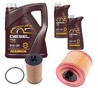 DENCKERMANN Controllo Set MANNOL Diesel TDI 5W-30 7L Per Opel Astra K Caravan
