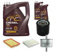 DENCKERMANN Controllo Set MANNOL Diesel TDI 5W-30 7L Per Opel Meriva