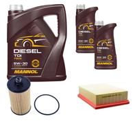 DENCKERMANN Controllo Set MANNOL Diesel TDI 5W-30 7L per Opel Mokka/Mokka X