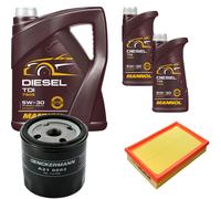 DENCKERMANN Controllo Set MANNOL Diesel TDI 5W-30 7L Per Opel Vectra A CC