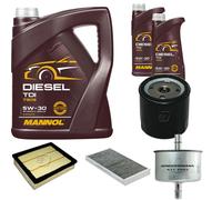 DENCKERMANN Controllo Set MANNOL Diesel TDI 5W-30 7L Per Opel Vectra C