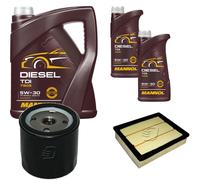 DENCKERMANN Controllo Set MANNOL Diesel TDI 5W-30 7L Per Opel Vectra C