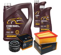 DENCKERMANN Controllo Set MANNOL Diesel TDI 5W-30 7L Per Opel Vivaro Kasten