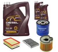 DENCKERMANN Controllo Set MANNOL Diesel TDI 5W-30 7L Per Peugeot 307 Break