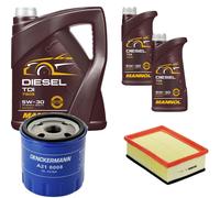 DENCKERMANN Controllo Set MANNOL Diesel TDI 5W-30 7L Per Peugeot 307 Break