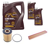 DENCKERMANN Controllo Set MANNOL Diesel TDI 5W-30 7L Per Porsche Panamera
