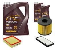 DENCKERMANN Controllo Set MANNOL Diesel TDI 5W-30 7L Per Renault Espace IV
