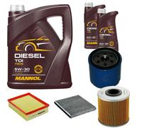 DENCKERMANN Controllo Set MANNOL Diesel TDI 5W-30 7L Per Renault Laguna II