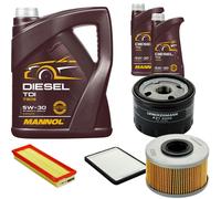 DENCKERMANN Controllo Set MANNOL Diesel TDI 5W-30 7L Per Renault Megane I