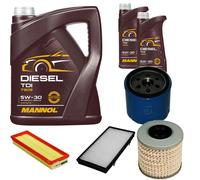 DENCKERMANN Controllo Set MANNOL Diesel TDI 5W-30 7L Per Renault Trafic II