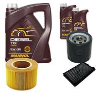 DENCKERMANN Controllo Set MANNOL Diesel TDI 5W-30 7L Per Saab 9-5 Kombi 2.0