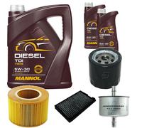 DENCKERMANN Controllo Set MANNOL Diesel TDI 5W-30 7L Per Saab 9-5 Kombi 2.0