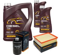 DENCKERMANN Controllo Set MANNOL Diesel TDI 5W-30 7L Per Seat Exeo ST 1.8