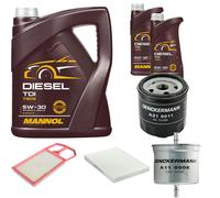 DENCKERMANN Controllo Set MANNOL Diesel TDI 5W-30 7L Per Seat Leon 1.6 16V