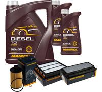 DENCKERMANN Controllo Set MANNOL Diesel TDI 5W-30 7L Per Ssangyong Rexton