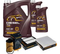 DENCKERMANN Controllo Set MANNOL Diesel TDI 5W-30 7L Per Ssangyong Tivoli