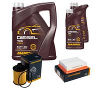 DENCKERMANN Controllo Set MANNOL Diesel TDI 5W-30 7L Per Suzuki SX4 2.0 DDIS
