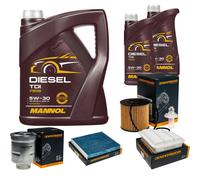 DENCKERMANN Controllo Set MANNOL Diesel TDI 5W-30 7L Per Toyota Auris 1.4
