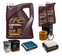 DENCKERMANN Controllo Set MANNOL Diesel TDI 5W-30 7L Per Toyota Auris 1.4