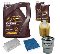 DENCKERMANN Controllo Set MANNOL Diesel TDI 5W-30 7L Per Toyota Yaris 1.4