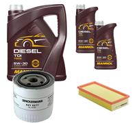 DENCKERMANN Controllo Set MANNOL Diesel TDI 5W-30 7L Per Volvo 440 K 1.9