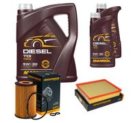 DENCKERMANN Controllo Set MANNOL Diesel TDI 5W-30 7L Per VW Amarok 2.0 BiTDI