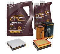 DENCKERMANN Controllo Set MANNOL Diesel TDI 5W-30 7L Per VW Amarok 2.0 BiTDI