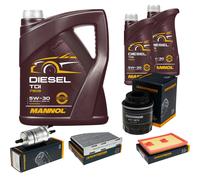 DENCKERMANN Controllo Set MANNOL Diesel TDI 5W-30 7L Per VW Beetle Cabriolet