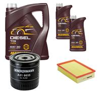 DENCKERMANN Controllo Set MANNOL Diesel TDI 5W-30 7L Per VW Caddy II Pick-Up
