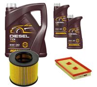 DENCKERMANN Controllo Set MANNOL Diesel TDI 5W-30 7L Per VW Golf V 1.6 FSI