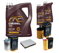 DENCKERMANN Controllo Set MANNOL Diesel TDI 5W-30 7L Per VW Lupo 1.4
