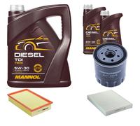 DENCKERMANN Controllo Set MANNOL Diesel TDI 5W-30 7L Per VW Multivan VI 2.0