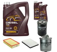 DENCKERMANN Controllo Set MANNOL Diesel TDI 5W-30 7L Per VW Passat Variant