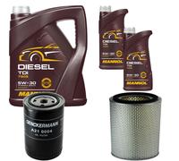 DENCKERMANN Controllo Set MANNOL Diesel TDI 5W-30 7L Per VW Transporter III